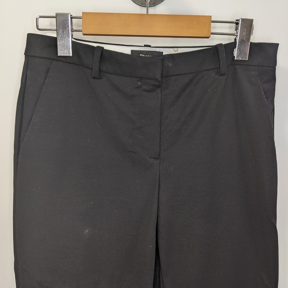 THEORY tailored double stretch black pants, 2 - Picture 6 of 12
